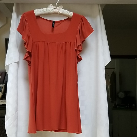 👚JASON MAXWELL CAPPED SLEEVE TOP - Picture 6 of 6